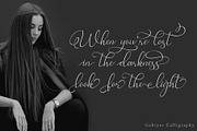 Gebiyar, a Script Font by Sulthan Studio (Thumbnail 7 of 7)