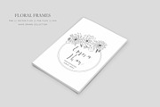 Round floral frames hand drawn, an Object Graphic by AS Studio (Thumbnail 2 of 3)