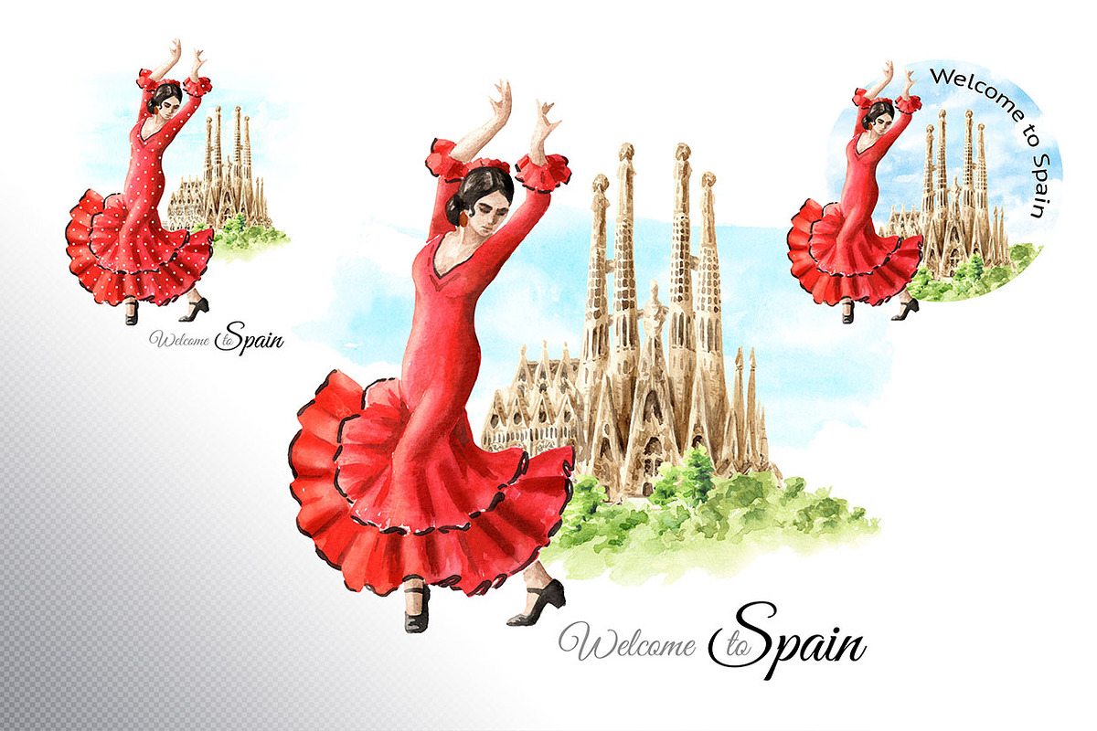 Welcome to Spain, a Person Illustration by Daria Ustiugova (Photo 4 of 15)