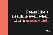 Mix Portly Pug — Bold Slab Serif, a Slab Serif Font by Mix Fonts (Thumbnail 11 of 12)