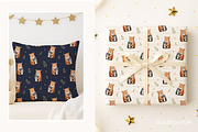 Bear Hug Patterns & Clipart, an Animal Illustration by GoldmoonUA (Thumbnail 4 of 5)