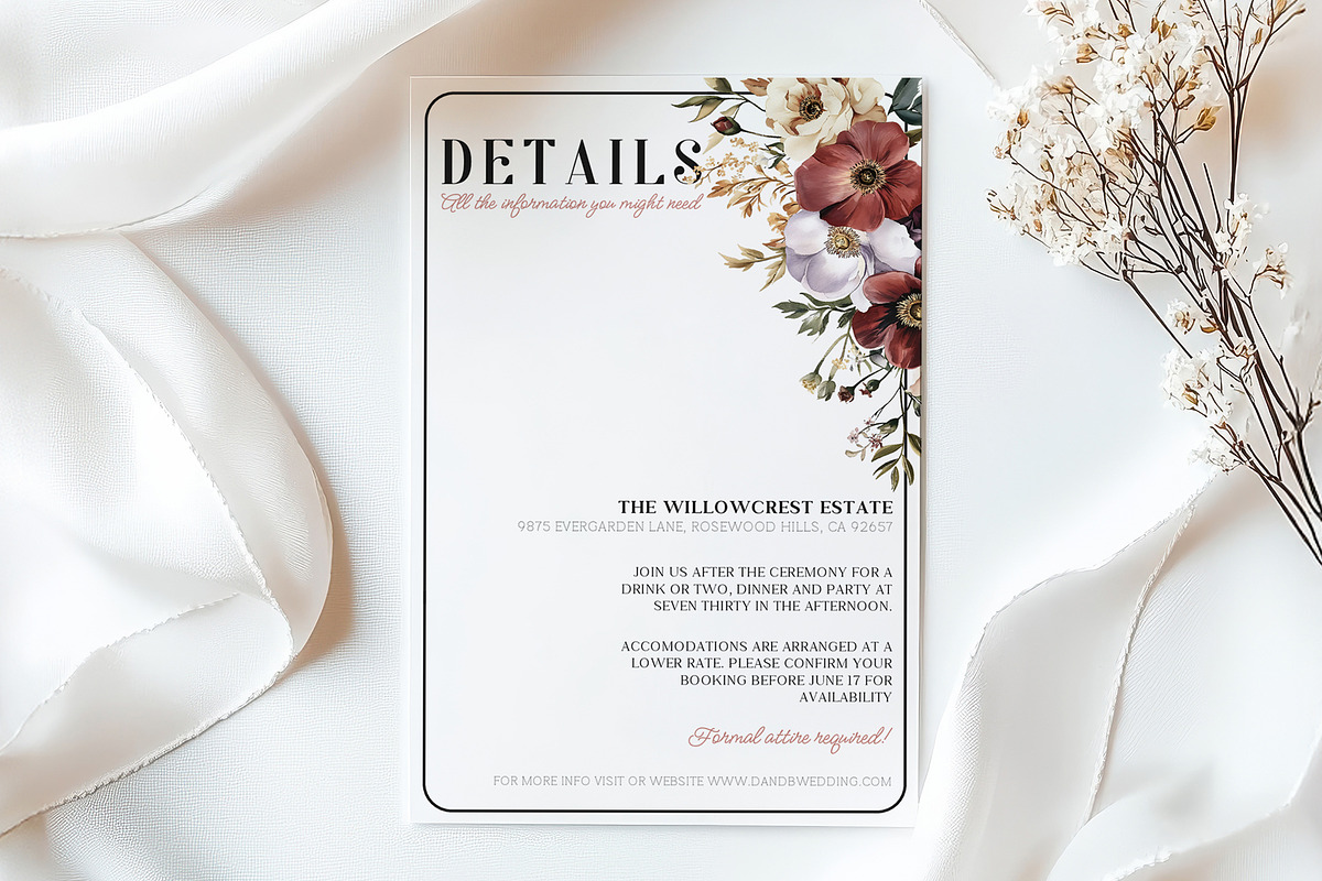 Dutch Style Black Wedding Invitation, an Invitation Template by Hotpin (Photo 4 of 5)