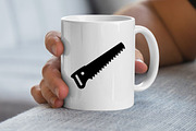 Saw Silhouette SVG, a Work Illustration by newminddesign (Thumbnail 5 of 5)