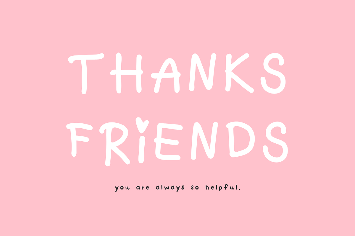 Jacinda - Cute Handwriting Font, a Handwritten Font by Kanink Studio (Photo 10 of 10)