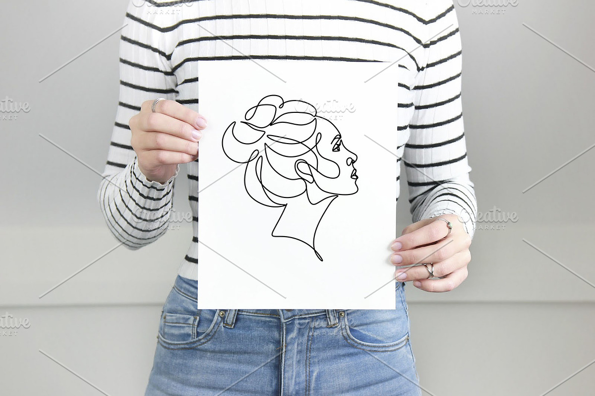 Woman Minimal Line Art Collection, an Illustration by velychko.ua (Photo 17 of 18)
