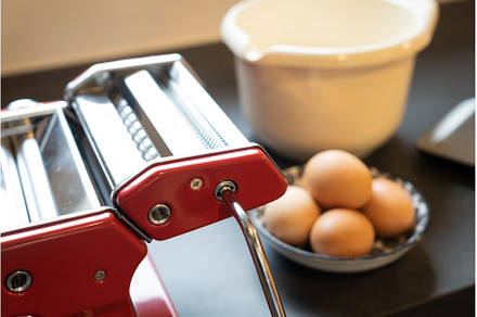 Making Pasta with Pasta Machine