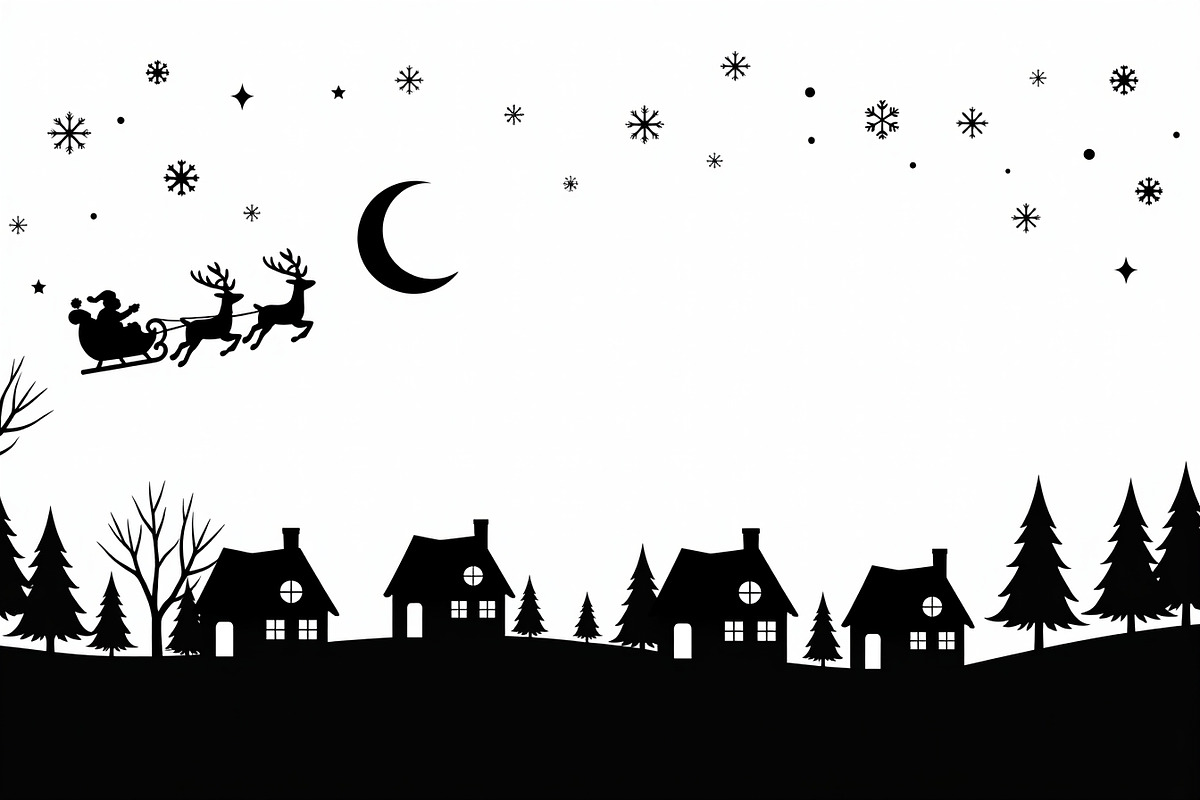 Santa Sleigh Vector Bundle, an Illustration by Amazin_art (Photo 8 of 21)