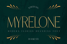 Myrelone Modern Fashion Font