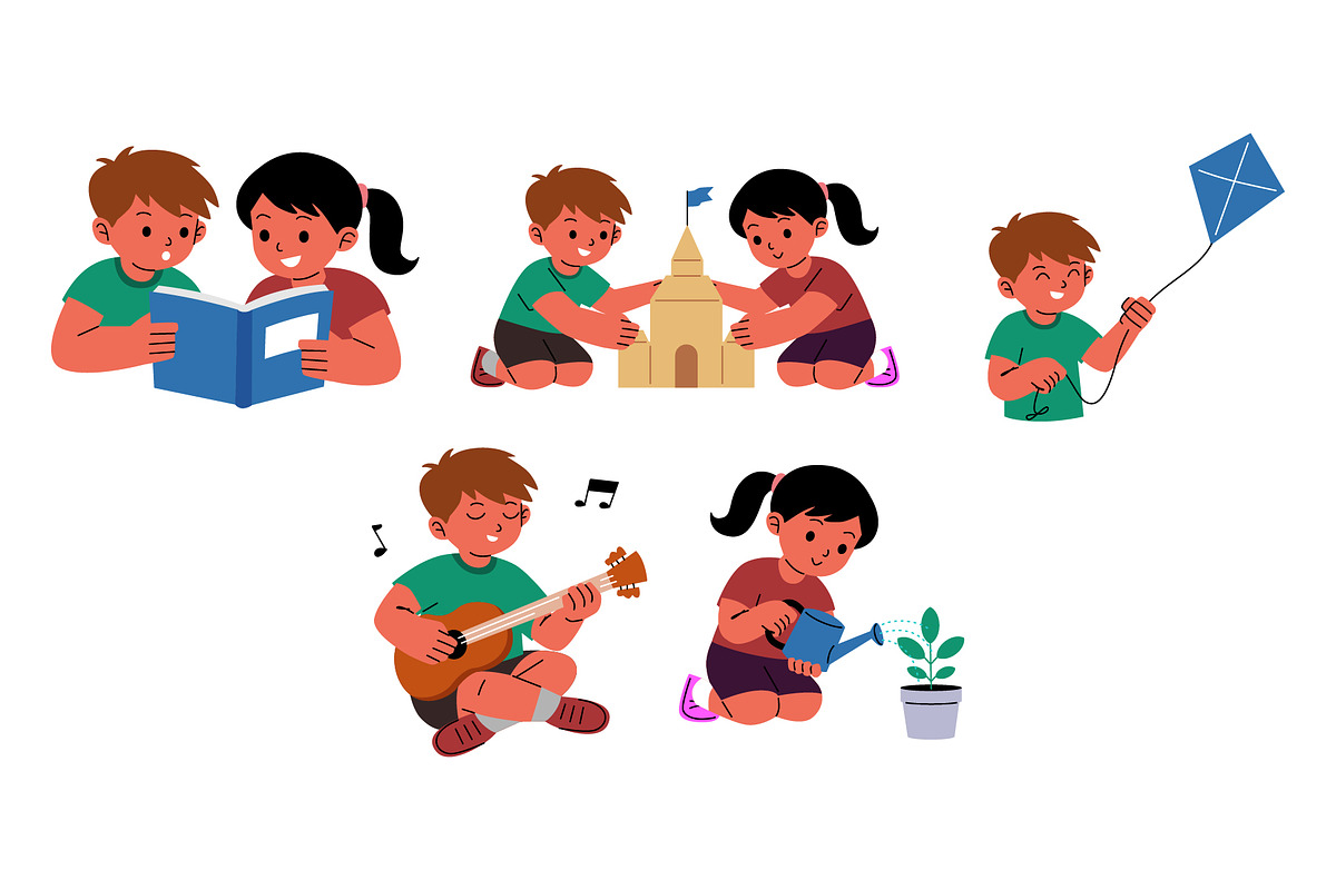 Kids Playground Activities Vol 1, a Person Illustration by SLAB! Design (Photo 3 of 3)