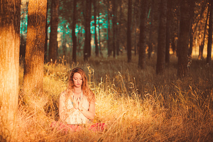 Yoga in nature featuring meditation, yoga, and active