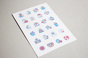 Coronavirus Desease Line Icons, an Outline Icon by Boyko Pictures (Thumbnail 6 of 10)
