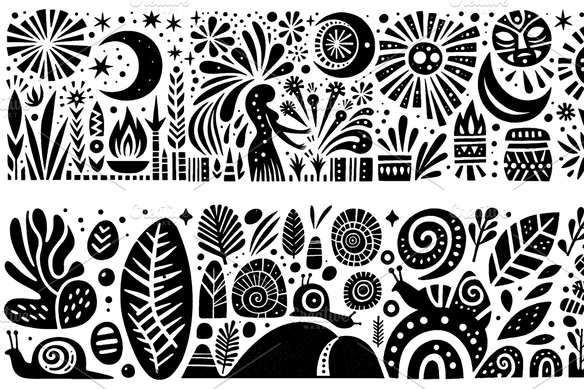 Vintage Gardening Folk Art, a Decorative Illustration by devastd (Photo 25 of 28)