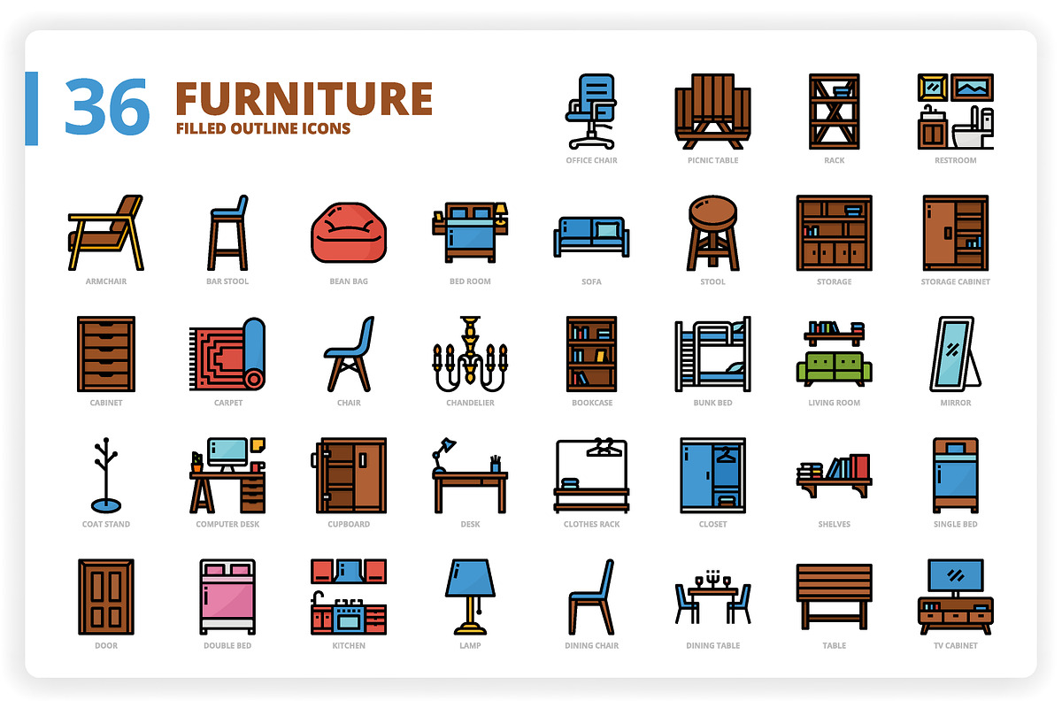 3,600 Icons x3 Styles, an Outline Icon by monkik (Photo 144 of 299)