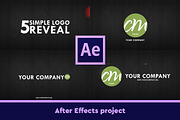 5 Simple Logo Reveals, a Presentation Template by Catflap (Thumbnail 2 of 2)