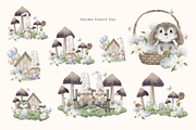 Gnome Easter & Mushroom Watercolor, an Illustration by Balada Digital Art (Thumbnail 4 of 11)