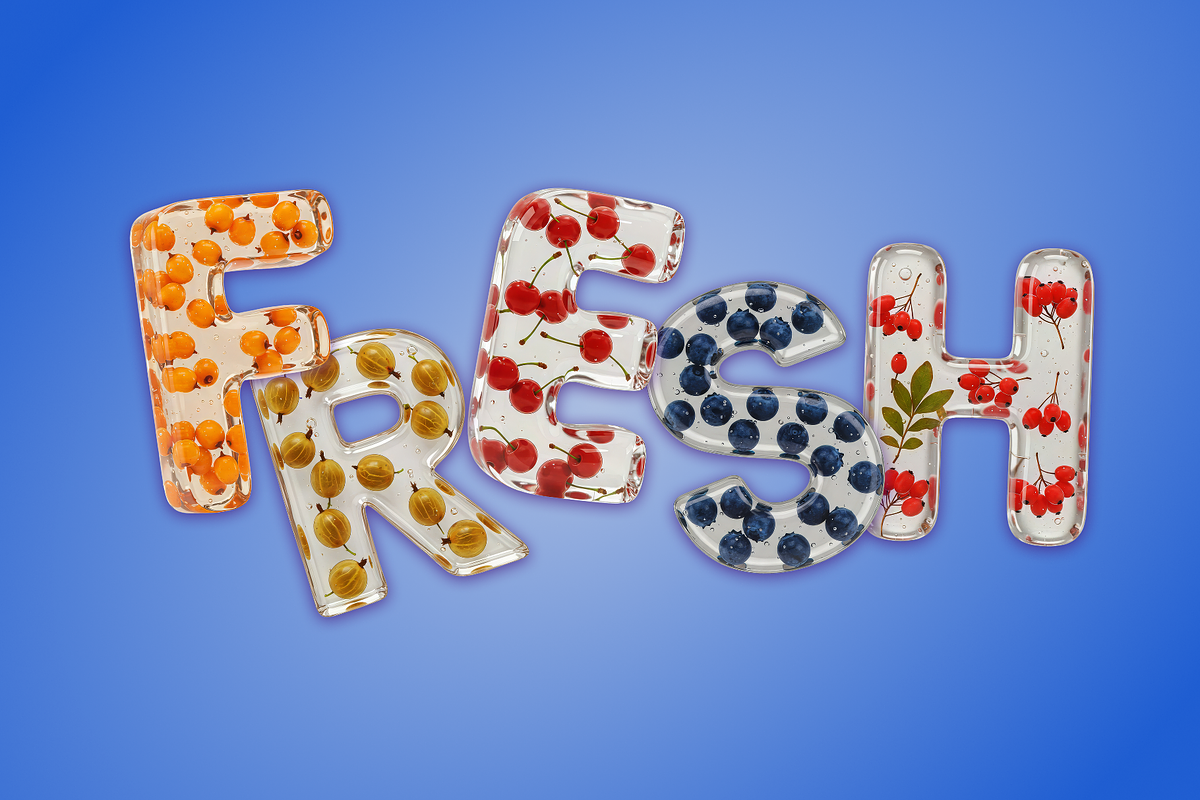 Fruit & Berry Alphabet, an Object Graphic by lokfrid (Photo 5 of 6)