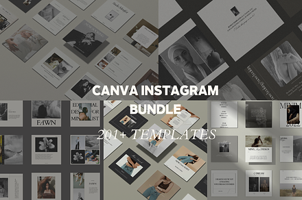 5 in 1 -Canva Social Media Templates