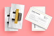 Typewriter Marble Business Card, a Business Card Template by RCDesigns (Thumbnail 2 of 3)