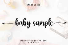 Baby Sample | Script Font