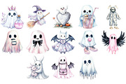 Pink Pastel Goth Halloween Ghost PNG, an Illustration by Craft Nest (Thumbnail 3 of 4)