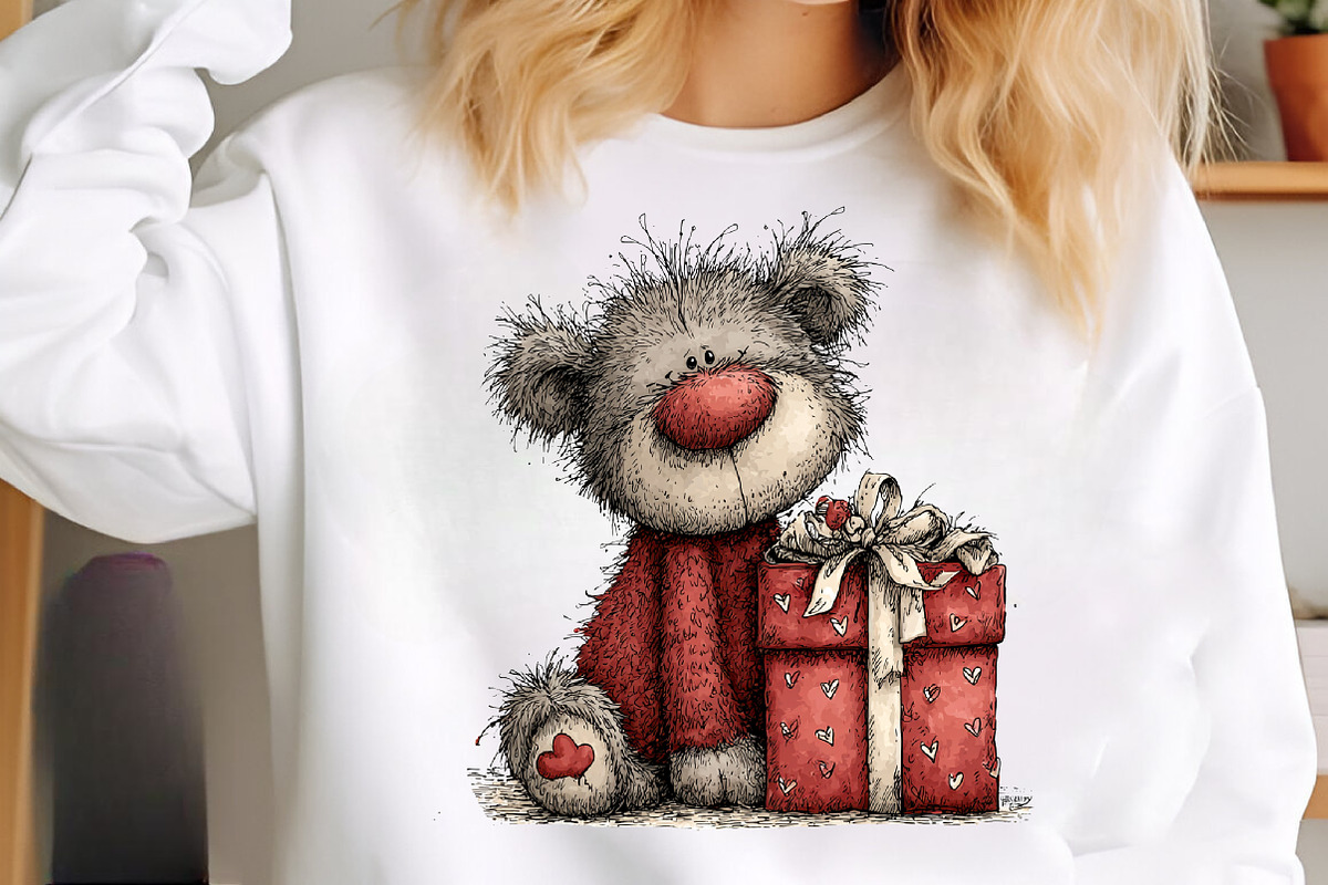 Whimsical valentines day clipart, an Illustration by SinaCreation (Photo 7 of 11)