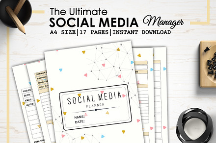 Social Media Business Planner 2021, a Marketing Template by Wow Designs