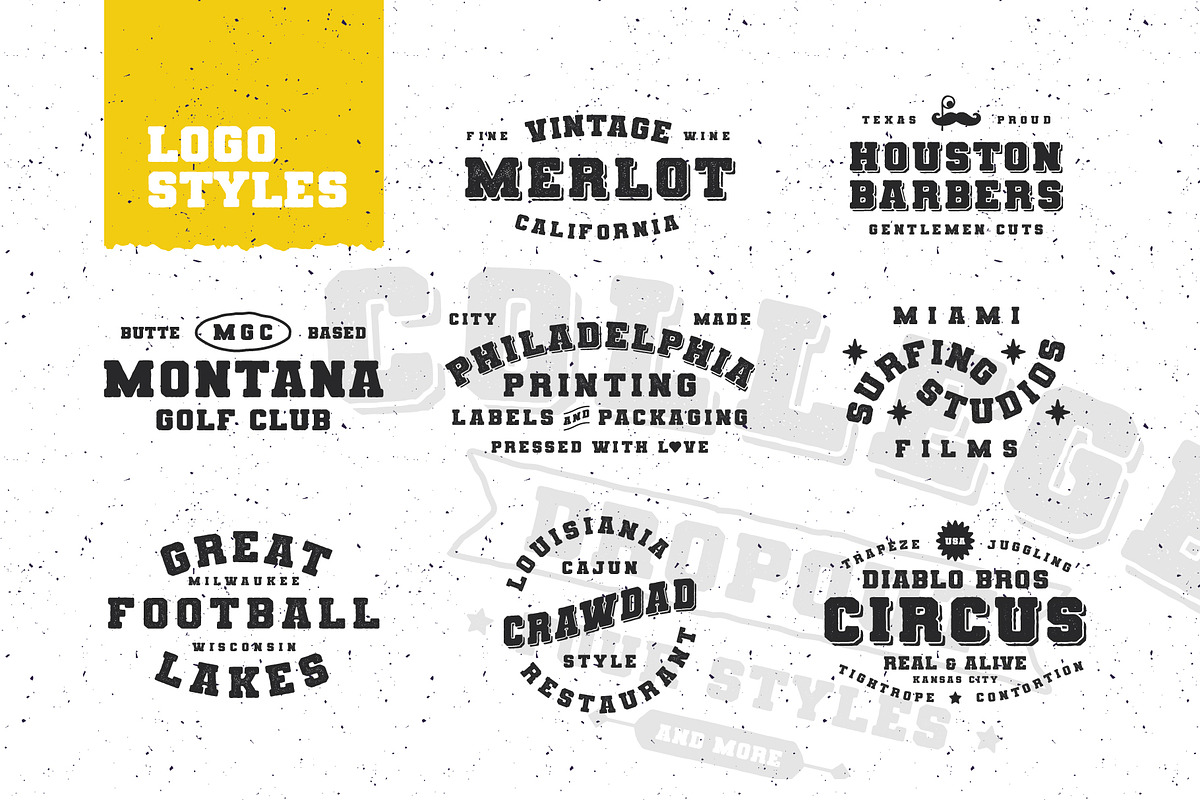 College Dropout, a Slab Serif Font by Dead Moose Studio (Photo 10 of 12)