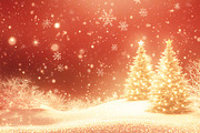 Merry Christmas Greeting Cards, a Decorative Illustration by VetalStock (Thumbnail 2 of 8)