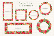Christmas Watercolor Clipart Set, a Seasonal Illustration by AnitaPol (Thumbnail 8 of 15)
