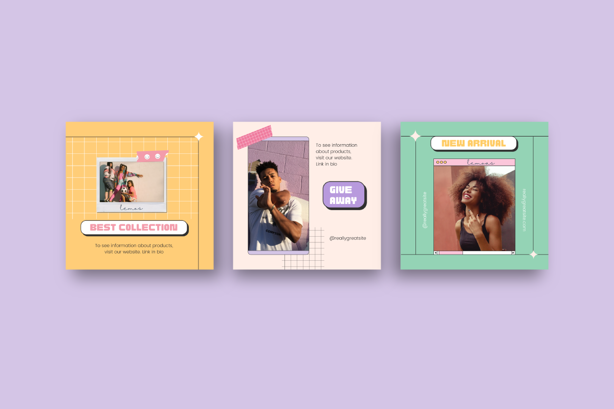 Lemoas Fashion - Canva Instagram, a Social Media Template by Inkofert (Photo 4 of 11)