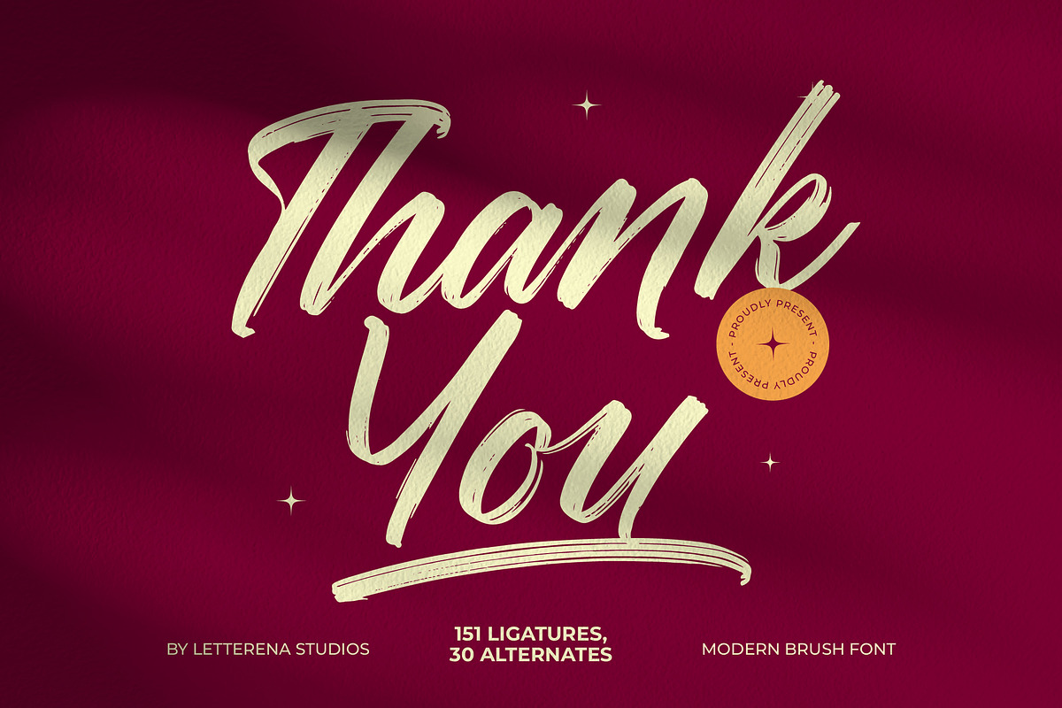 Nesthan Brother Modern Brush Font, a Script Font by Letterena Studios Script (Photo 20 of 20)