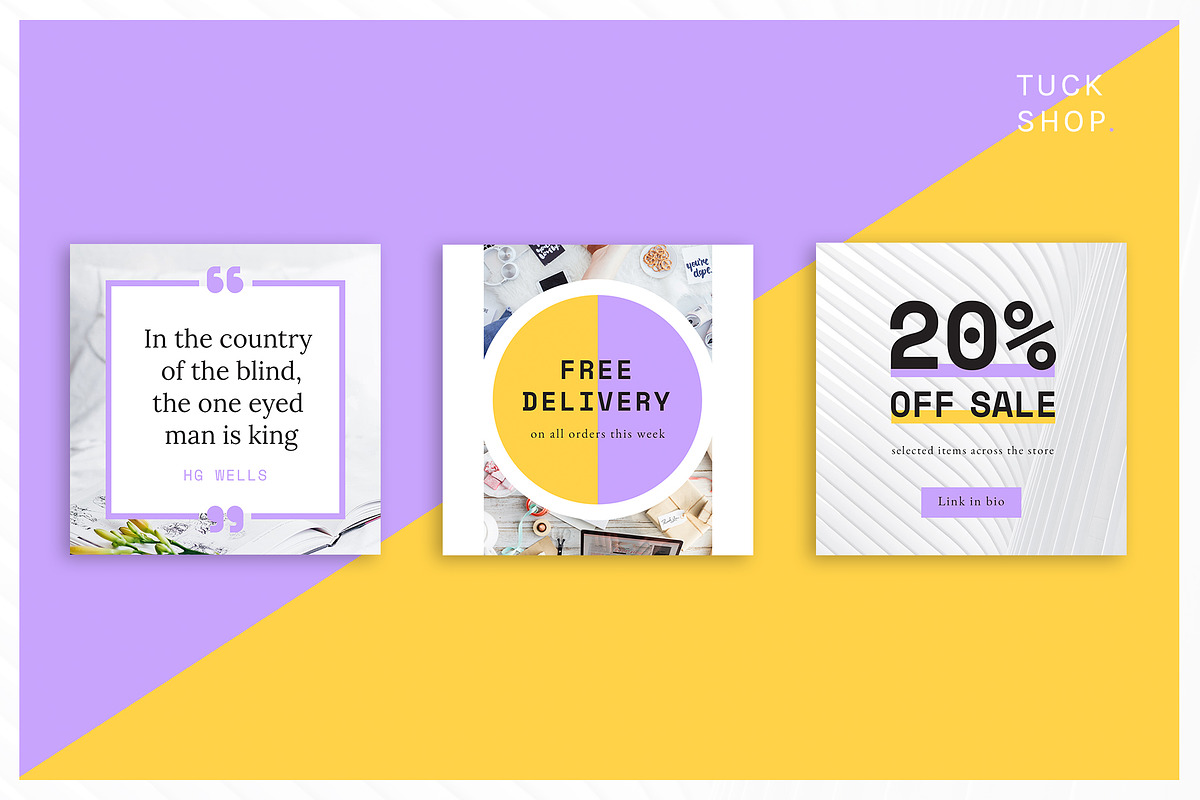 Playful Instagram posts, a Social Media Template by dookit studio (Photo 5 of 7)