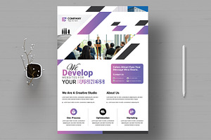 Business Flyer Layout, a Flyer Template by MightyDesign