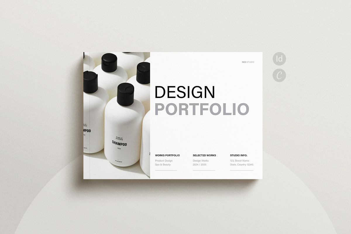 Design Portfolio and Resume Template, a Brochure Template by ArtisanaAura (Photo 3 of 12)