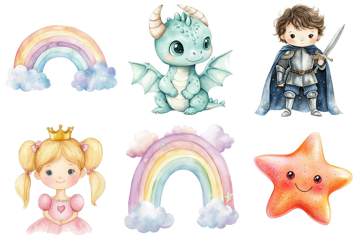 Magical Kingdom Clipart, a Seasonal Illustration by CitraGraphics (Photo 2 of 5)