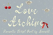Love Archive Romantic Script Font, a Script Font by AnMark (Thumbnail 1 of 13)