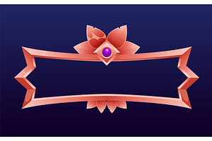 Frame medieval game ui. Empty, an Object Illustration by Things for designers