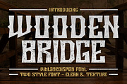 Wooden Bridge - Vintage Display Font, a Serif Font by PutraCetol Studio (Thumbnail 1 of 11)