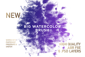 BIG Watercolor Brush