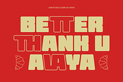 Avaya - Bold Display Sans Font, a Sans Serif Font by Flawless And Co (Thumbnail 10 of 10)