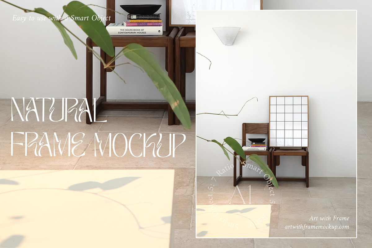 51 Frame Mockups - Vintage Furniture, a Product Mockup by ArtwithFrame (Photo 13 of 50)