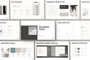 Minimal Business Plan Template Canva, a Presentation Template by ArtisanaAura (Thumbnail 4 of 20)