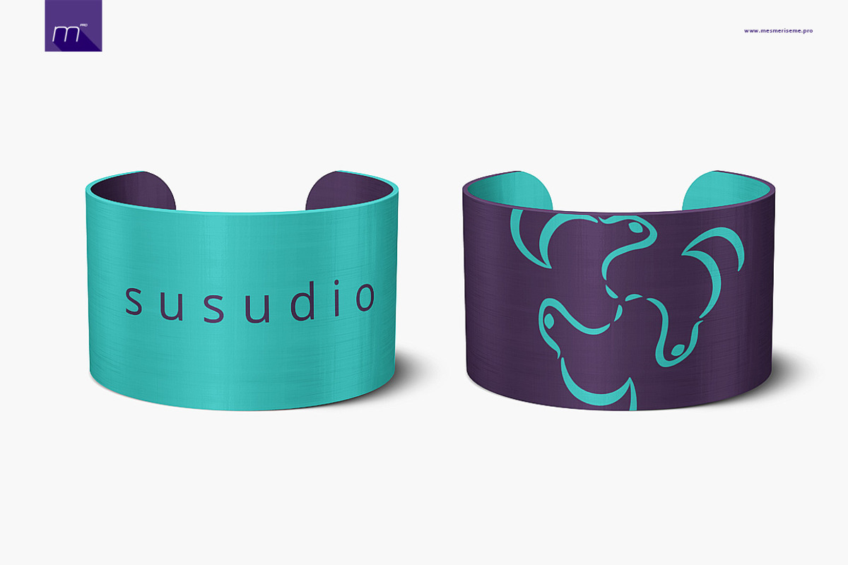 Cuff Bracelet Mock-up, an Advertising Mockup by BlackMocca (Photo 2 of 7)