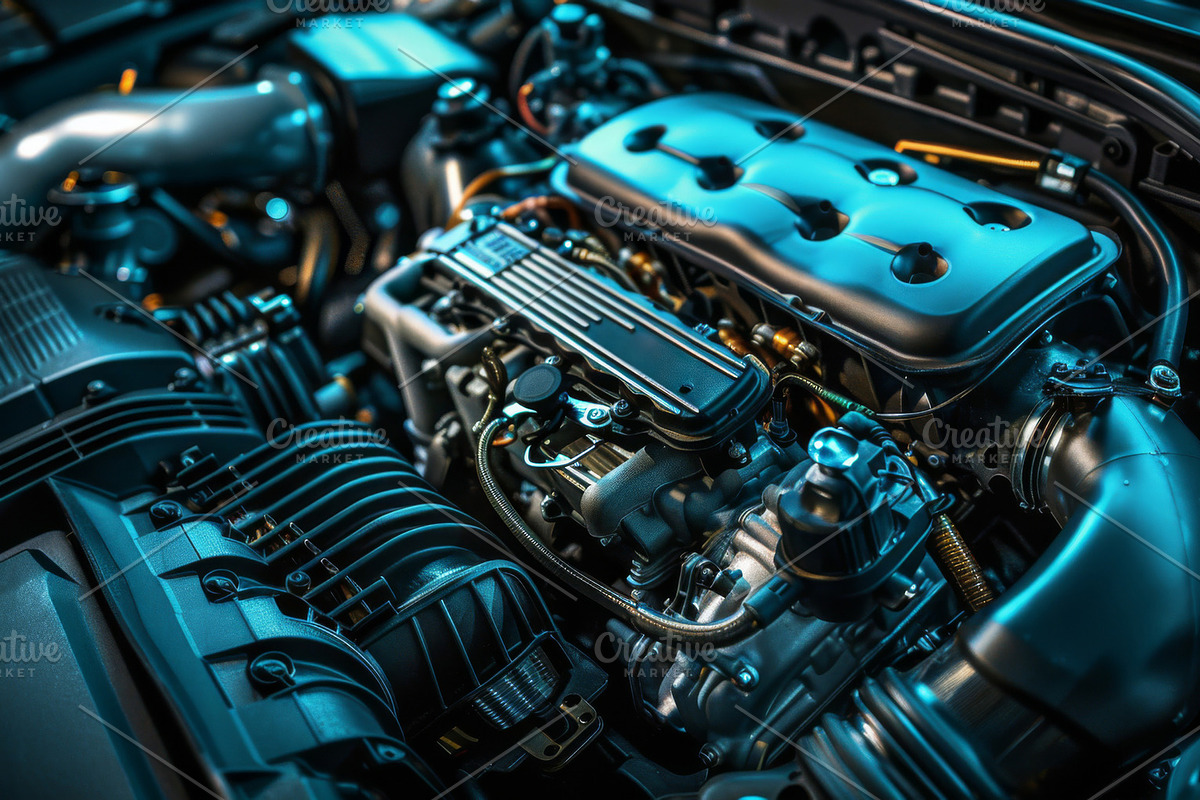 55 Car engines, a Transportation Illustration by Handmadefont (Photo 12 of 56)