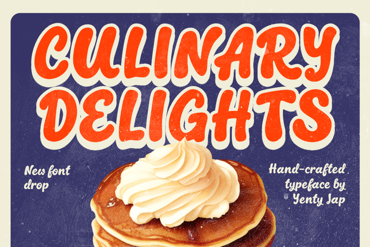 YJ Dishplay – Playful Display Font, a Handwritten Font by YENTY JAP CO (Photo 5 of 7)