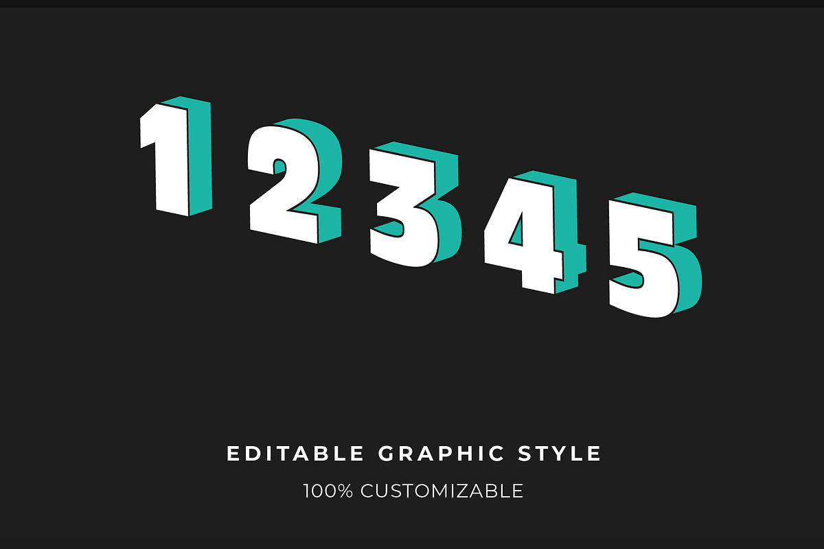 Isometric 3D Cube Text Effect preview 2
