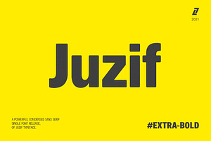 Juzif Extra-Bold (Single)