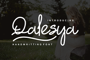 Qalesya Handwritting Font