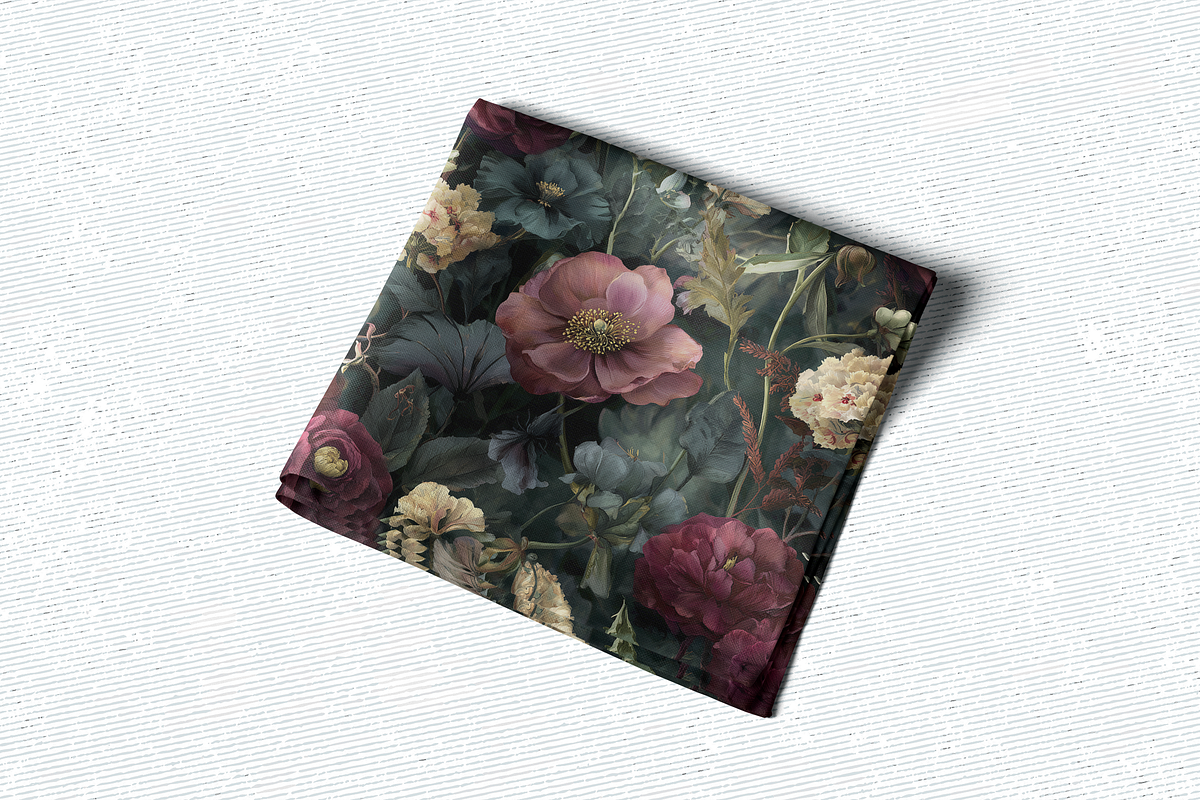 MOODY FLORAL Seamless Pattern, a Pattern Graphic by AYAKA Studio Co. (Photo 7 of 9)