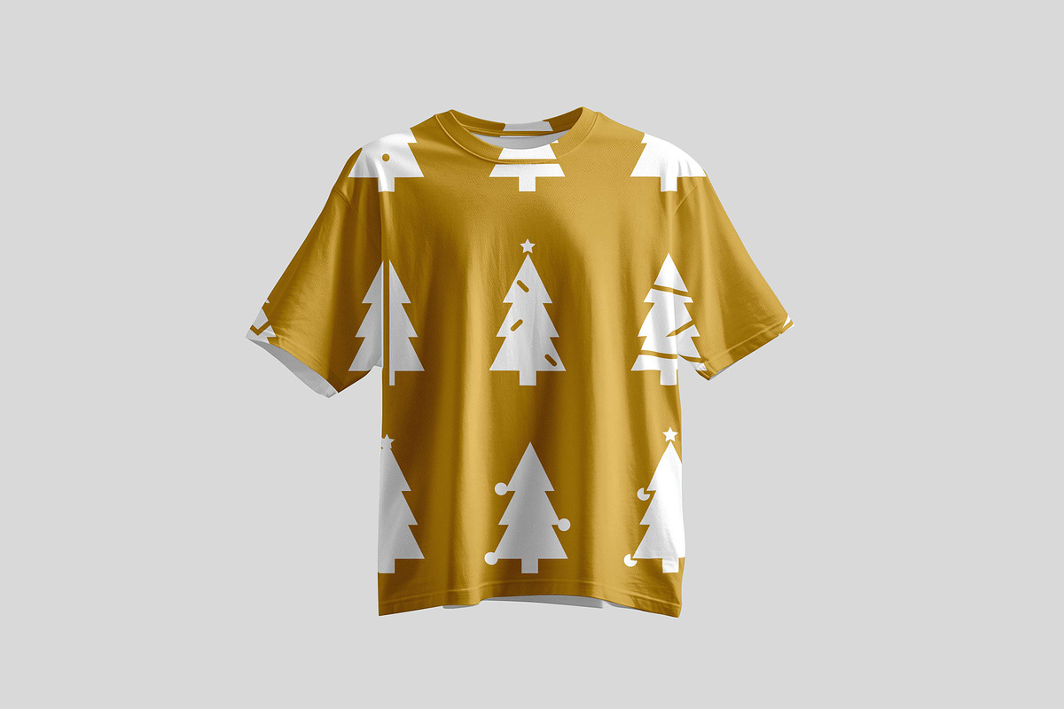 Christmas tree seamless pattern, a Pattern Graphic by Viktorijareut (Photo 3 of 4)